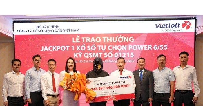 Vietlott chi 5.342 tỷ đồng trả thưởng năm 2025, người trúng cao nhất hơn 344 tỷ