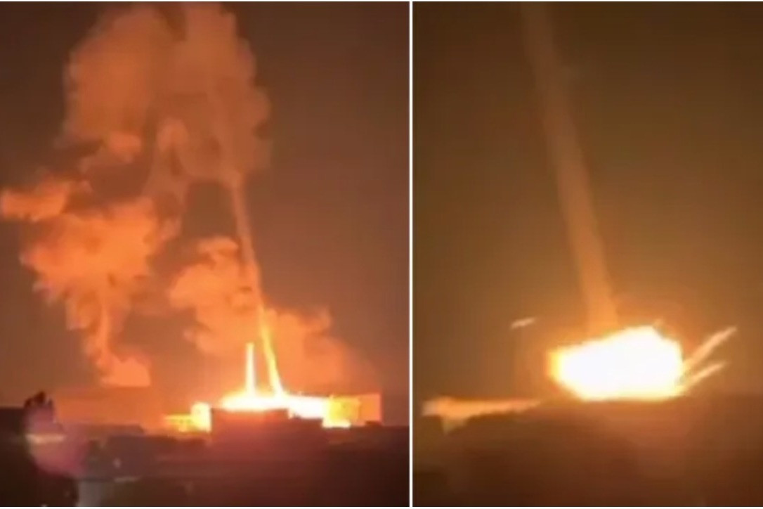 Khoảnh khắc tên lửa Oreshnik bắn trúng mục tiêu ở Dnipro. Ảnh: East2west.