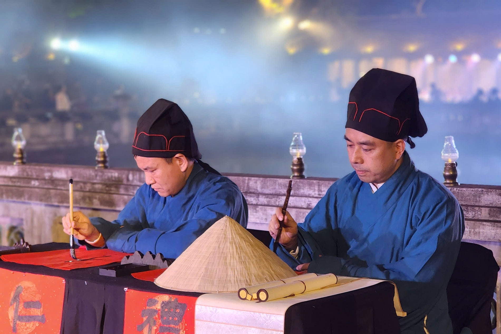 Tái hiện không gian khoa cử về đêm tại Văn Miếu - Quốc Tử Giám