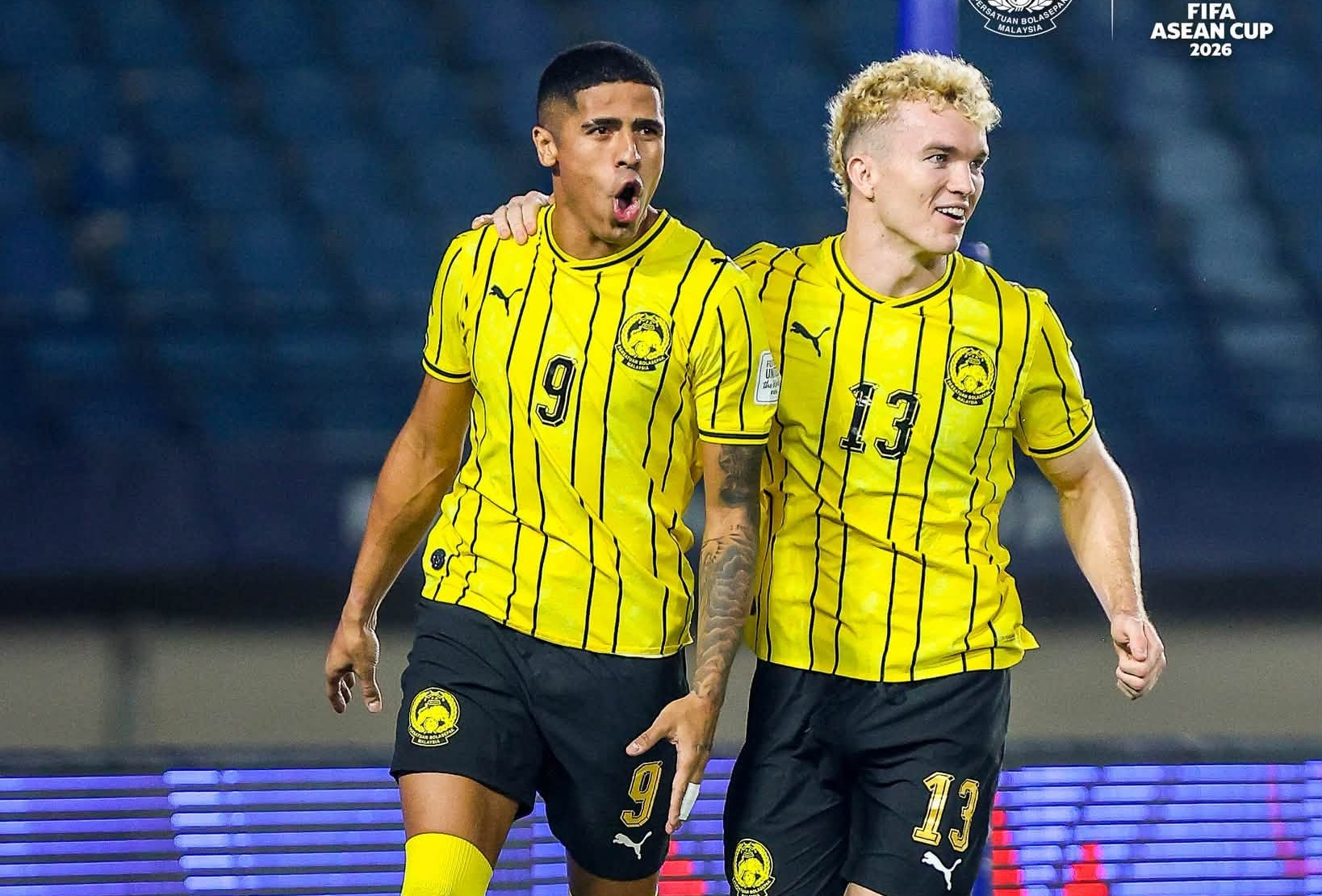 Malaysia thắng Singapore 6-0, vẫn mất vé chung kết FIFA ASEAN Cup