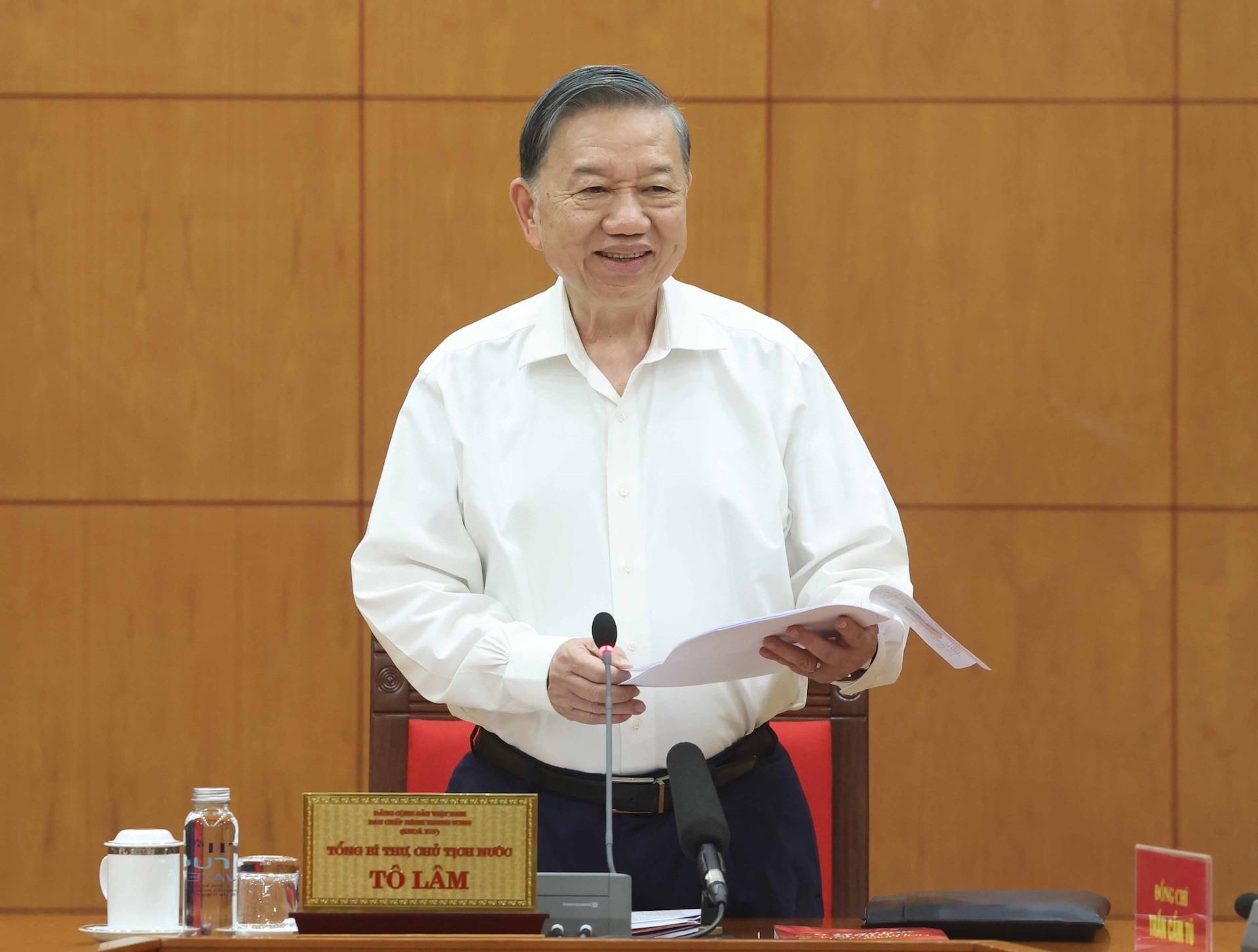 Tổng Bí thư, Chủ tịch nước Tô Lâm đã chủ trì buổi làm việc với Ban Tuyên giáo Trung ương