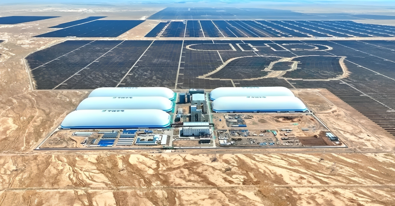Nhà máy dùng CO₂ lưu trữ điện gió, điện mặt trời nhiều ngày thay vì vài giờ