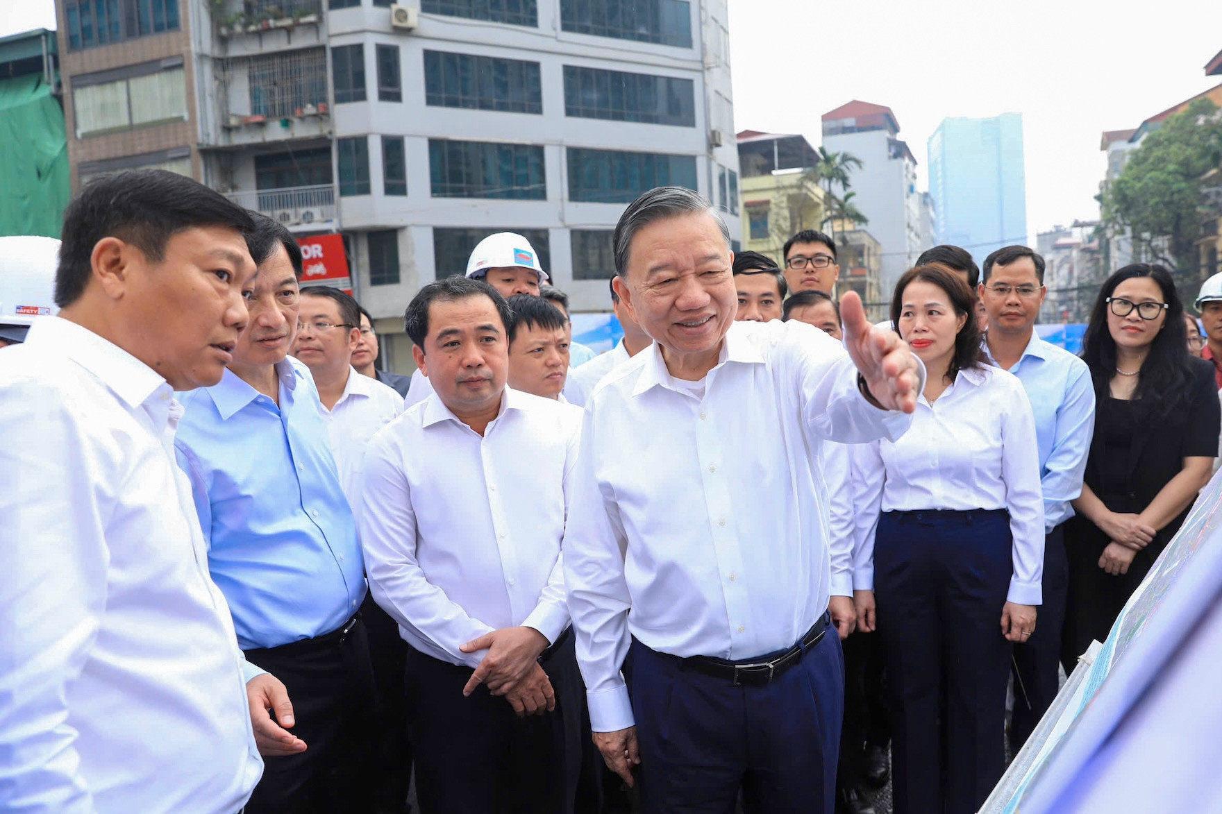 Tổng Bí thư, Chủ tịch nước kiểm tra tiến độ công trình trọng điểm ở Hà Nội
