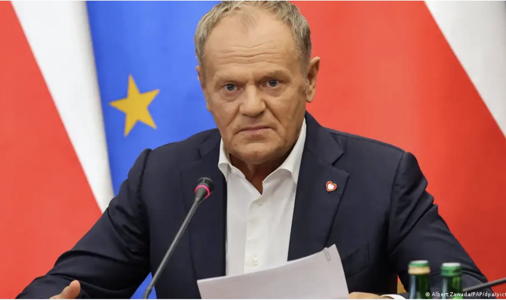 Thủ tướng Ba Lan Donald Tusk. Ảnh: DPA