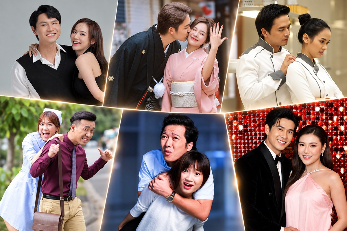 6 cặp diễn viên yêu nhau trên phim lẫn đời thực của showbiz Việt