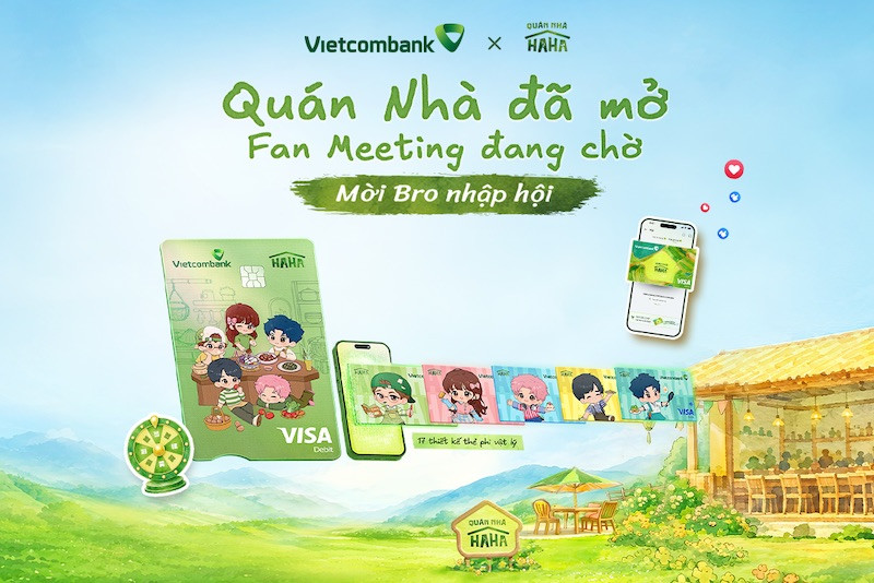 Vietcombank dành hơn 1.300 giải thưởng cho sự kiện ‘Fan Meeting Quán Nhà Haha’