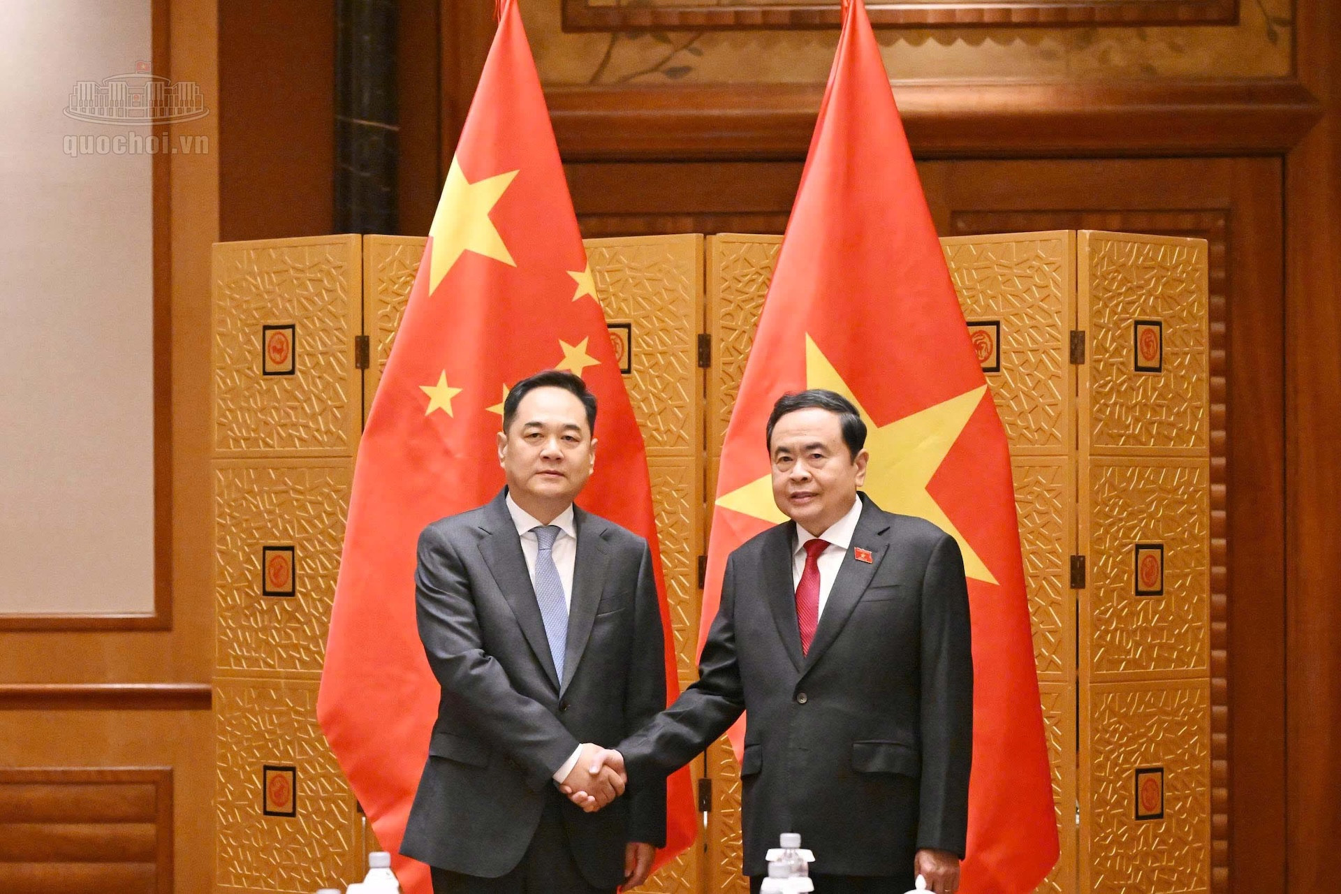 Chủ tịch Quốc hội Trần Thanh Mẫn tiếp các nhân sĩ hữu nghị Trung Quốc