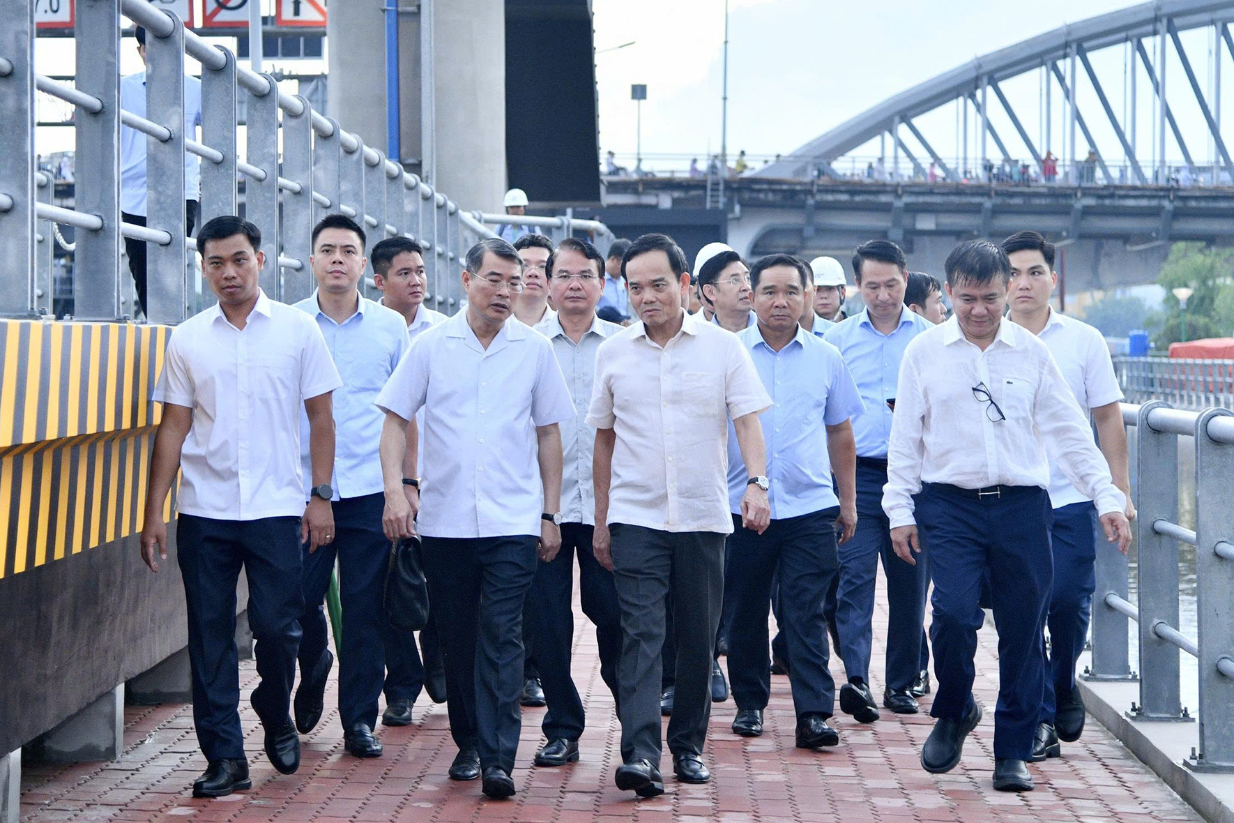 Thủ tướng kiểm tra dự án hạ tầng thoát nước và chống ngập trọng điểm tại TPHCM
