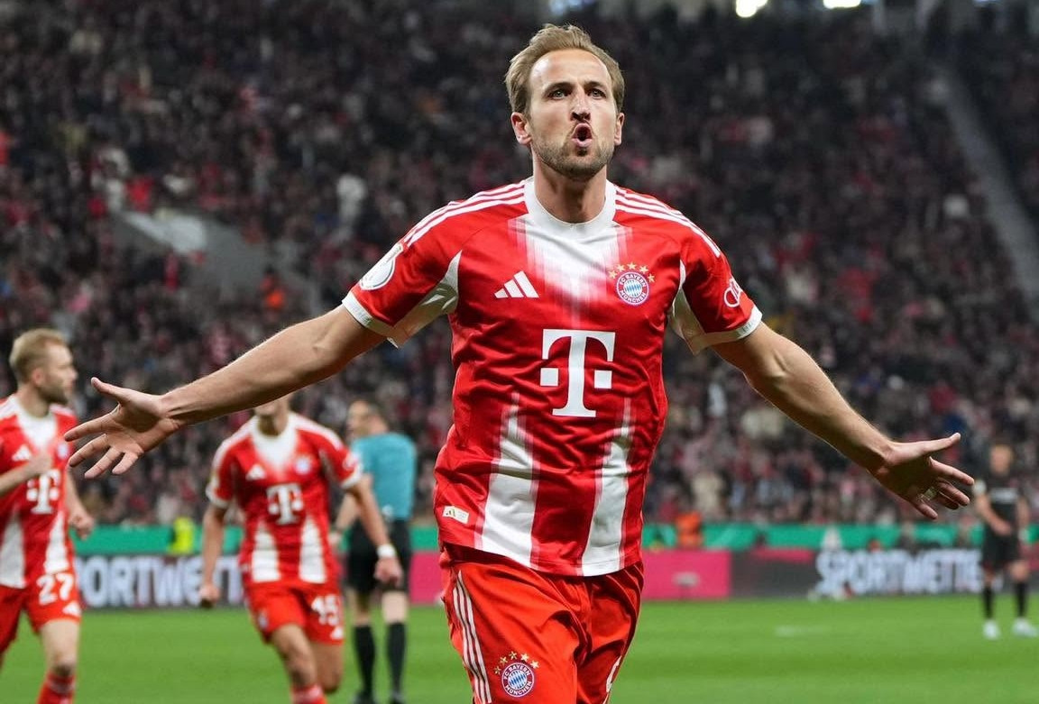 Harry Kane vượt mặt Messi, Bayern Munich rơi chiến thắng phút 90