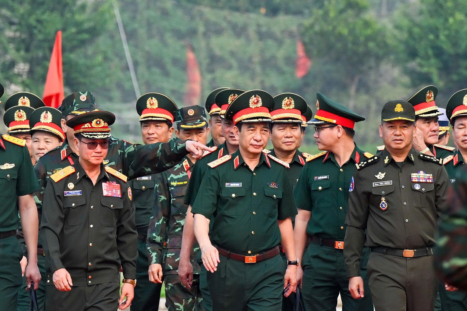 Quân đội Việt Nam - Lào - Campuchia diễn tập phòng thủ dân sự ứng phó siêu bão