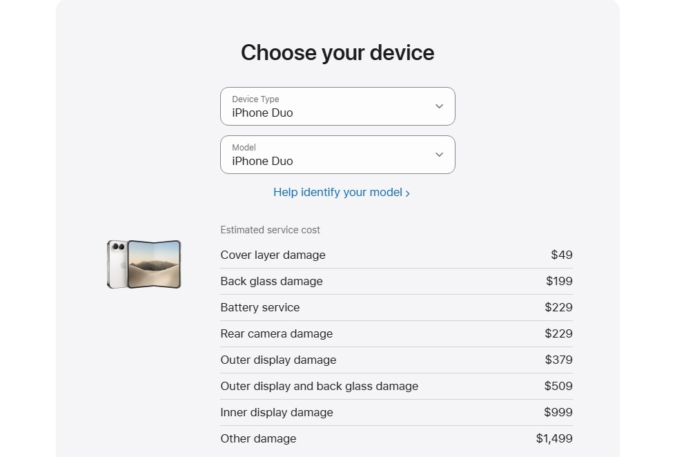 Giá thay màn hình iPhone Duo gần bằng mua mới iPhone 18 Pro