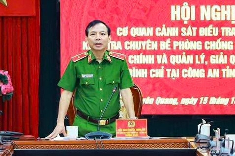 Thiếu tướng Nguyễn Thanh Sơn làm trưởng đoàn kiểm tra án cờ bạc, thuế tại Tuyên Quang