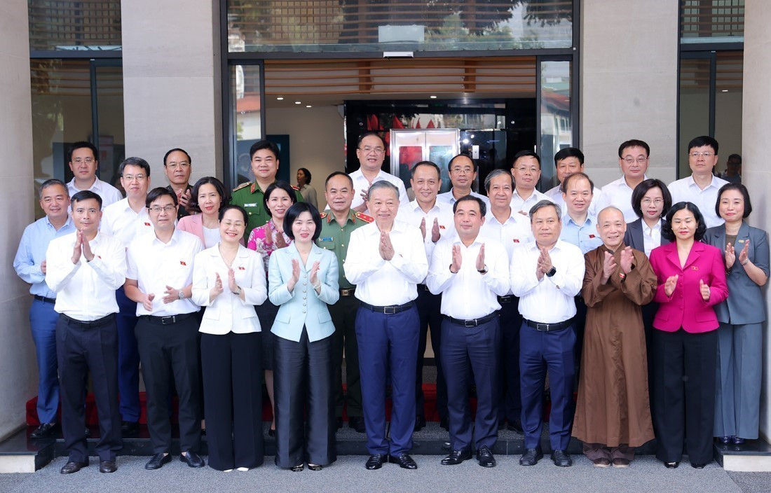 Tổng Bí thư, Chủ tịch nước Tô Lâm dự buổi làm việc. Ảnh: Văn Điệp - TTXVN