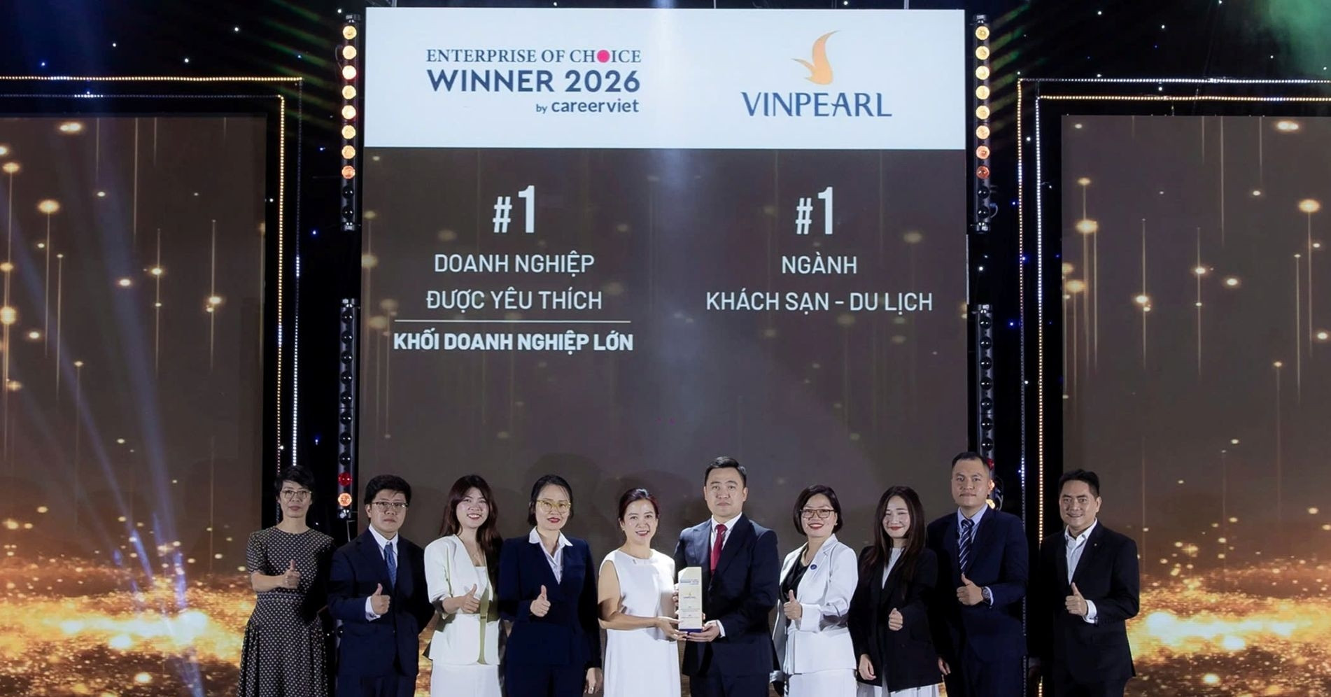 Vinpearl là doanh nghiệp lớn được người lao động yêu thích nhất năm 2026