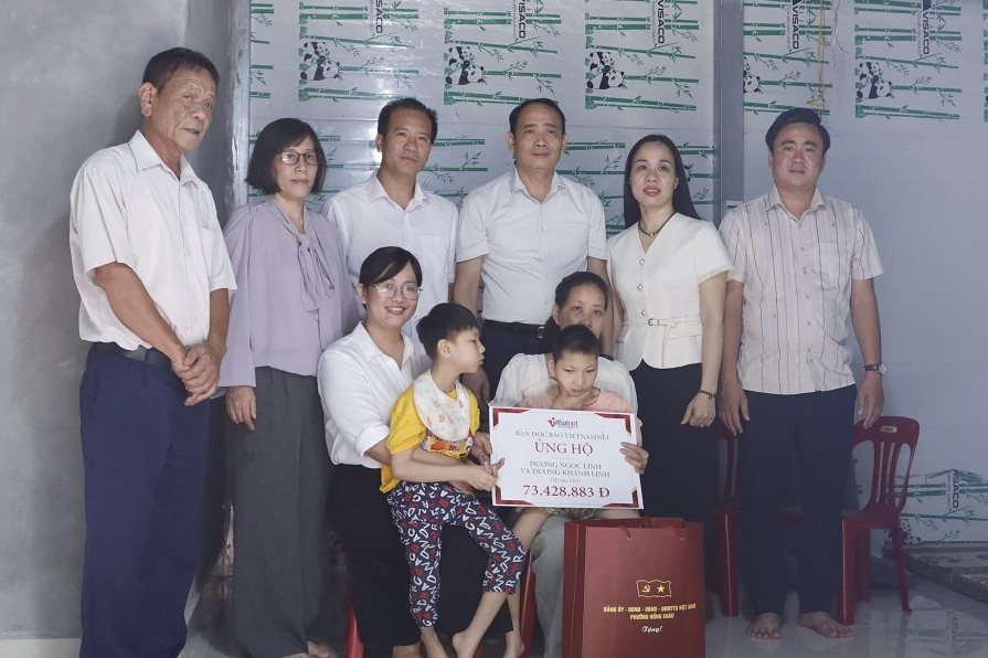 Báo VietNamNet trao hơn 144 triệu đồng giúp 3 trẻ mắc bệnh hiểm nghèo ở Hưng Yên