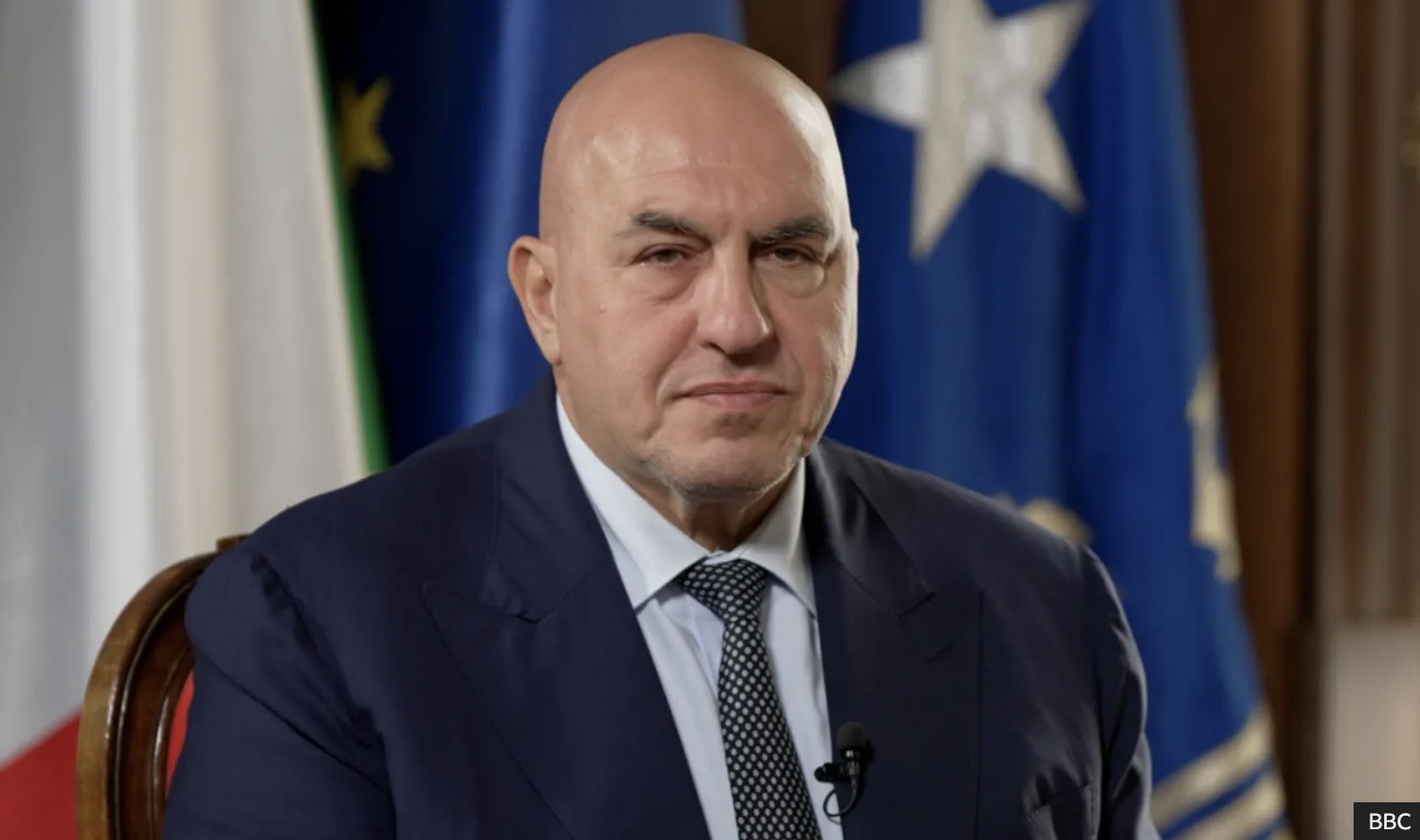 Bộ trưởng Quốc phòng Italia Guido Crosetto. Ảnh: BBC