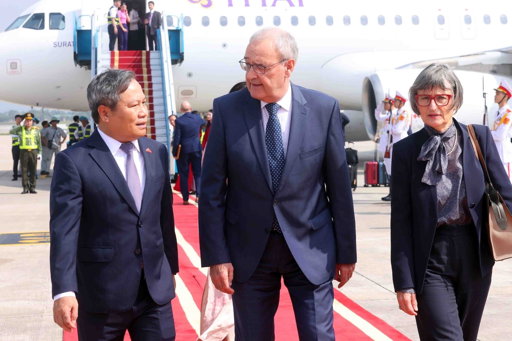 Tổng thống Thụy Sĩ Guy Parmelin và phu nhân lần đầu tiên thăm Việt Nam
