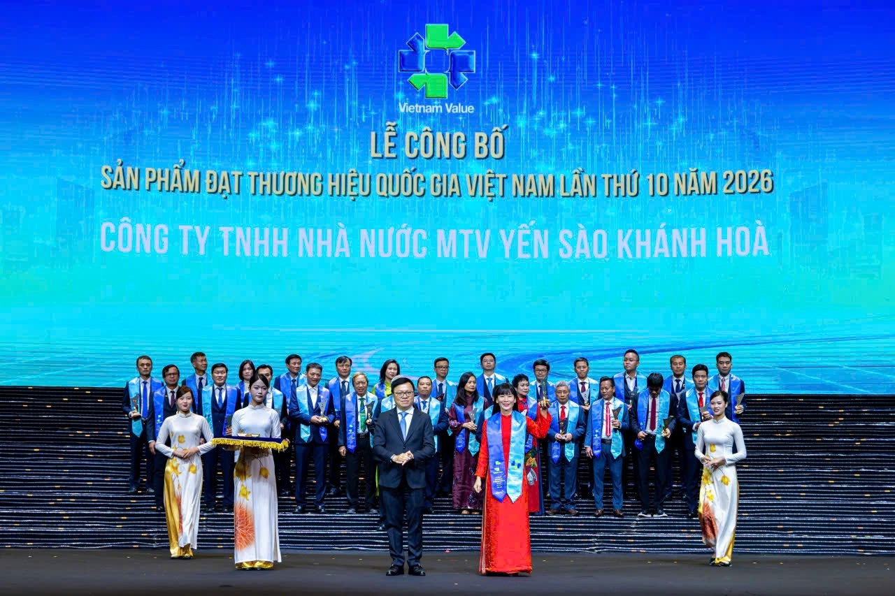 Yến sào Khánh Hòa 5 lần liên tiếp đạt Thương hiệu Quốc gia Việt Nam