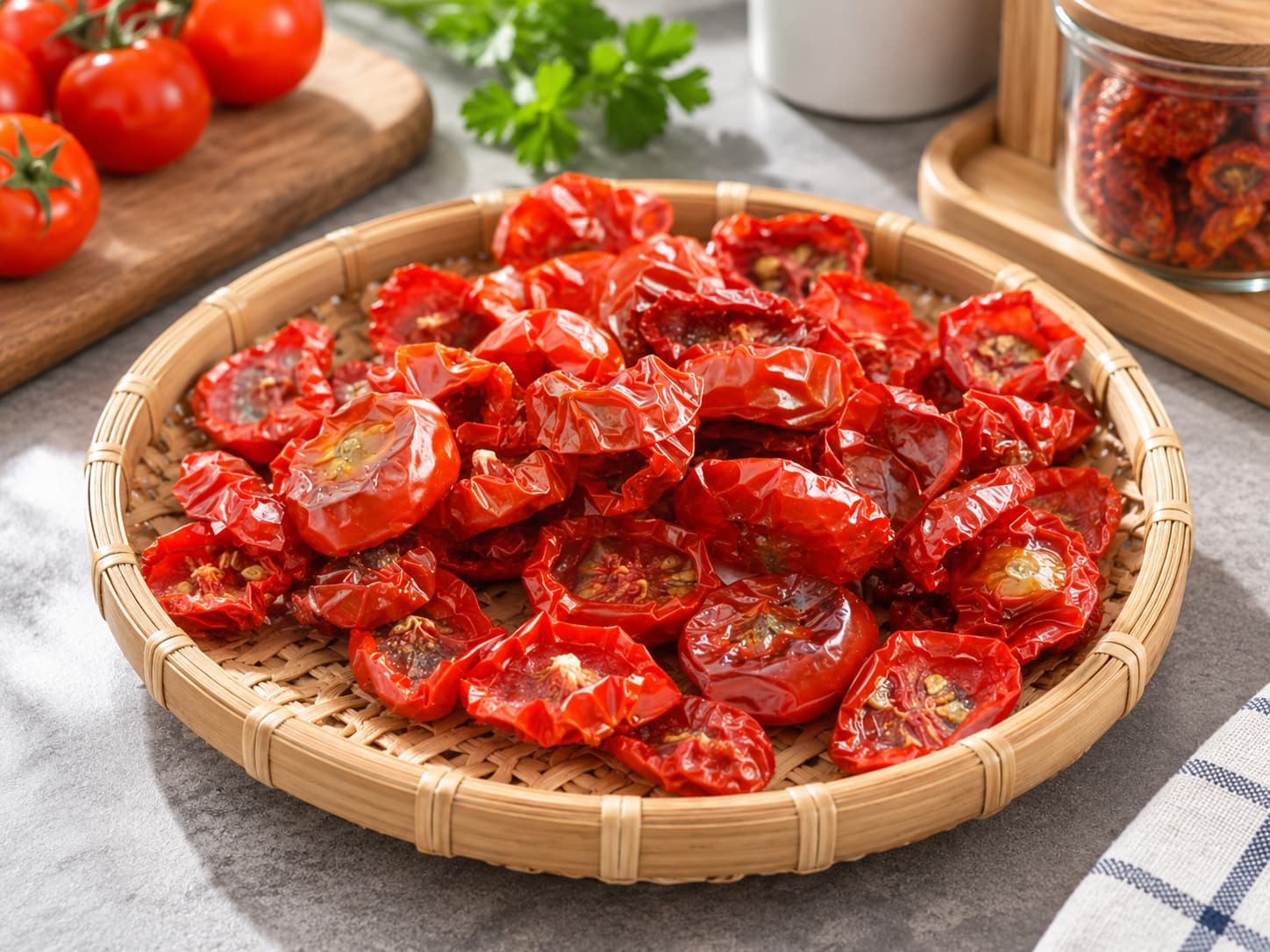 Sấy khô cà chua để bảo quản.jpg