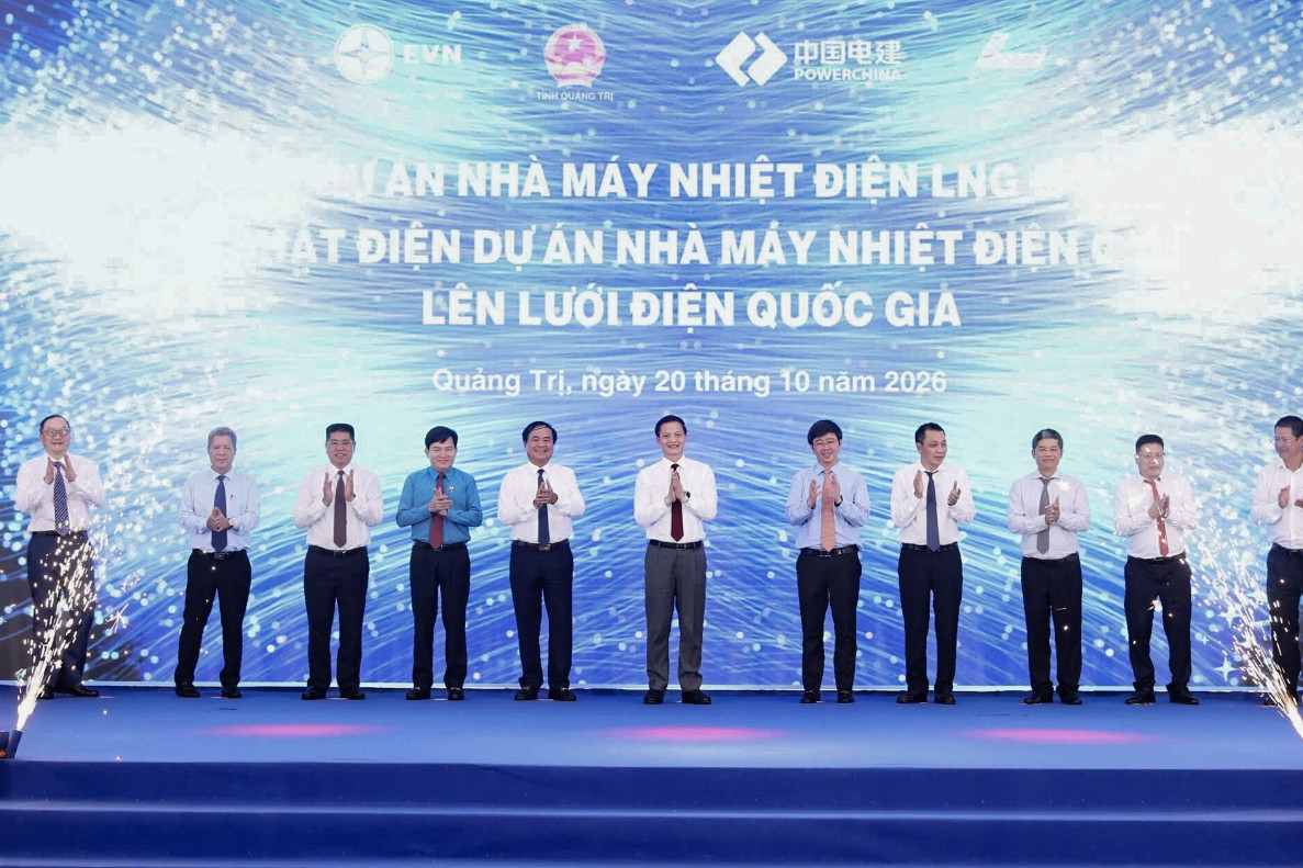 EVN khởi công nhà máy điện khí LNG hơn 40.000 tỷ, công bố phát điện Quảng Trạch