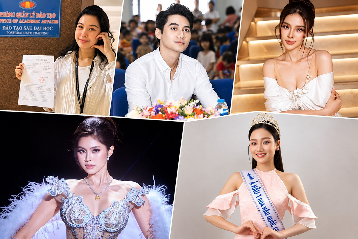 7 hoa á hậu, nam vương vừa hoạt động showbiz vừa học thạc sĩ là ai?