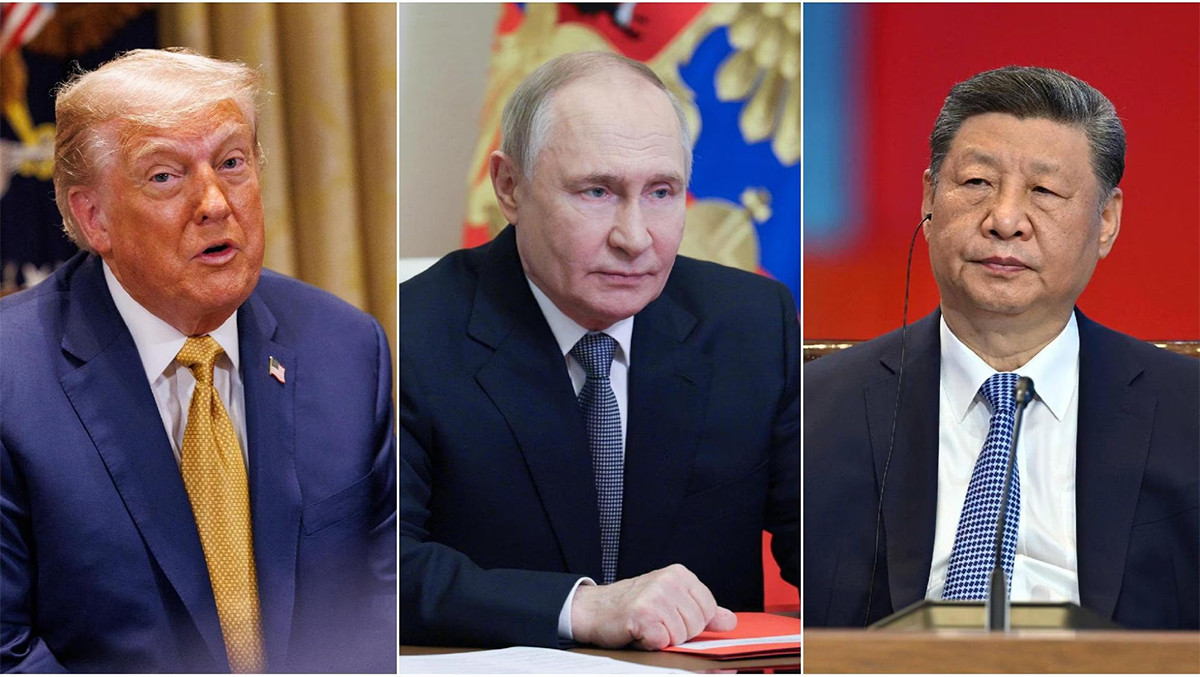 hoi nghi thuong dinh 3 ben Putin Trump Tap Can Binh ANSA