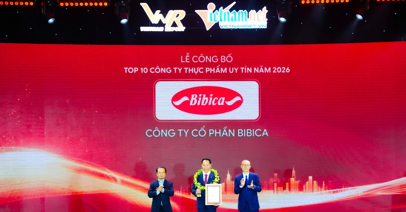 Bibica lần thứ 9 liên tiếp vào Top 10 công ty thực phẩm uy tín Việt Nam