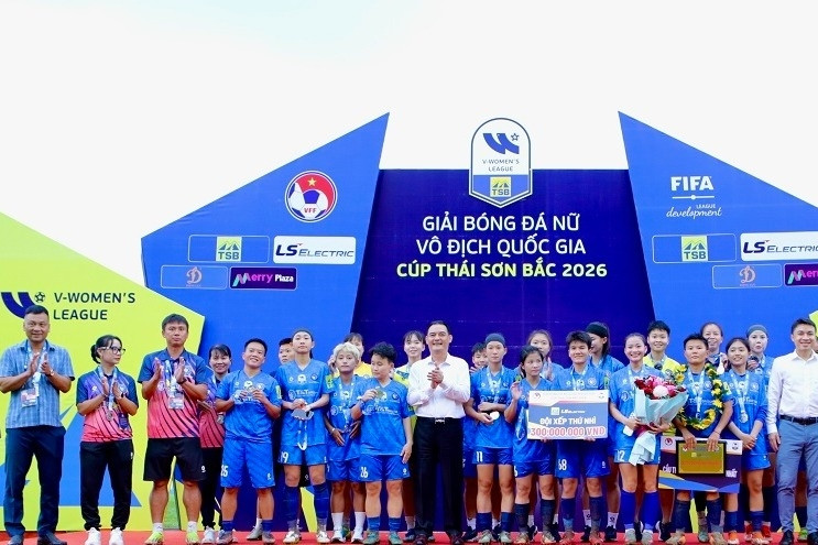 Thái Nguyên vượt Hà Nội I, giành á quân giải bóng đá nữ VĐQG 2026