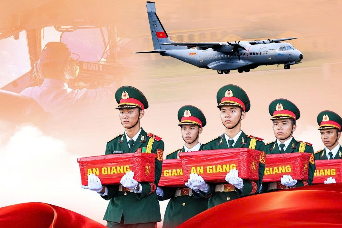Gần 45.000 mẫu hài cốt liệt sĩ và 'mệnh lệnh từ trái tim' trên bầu trời