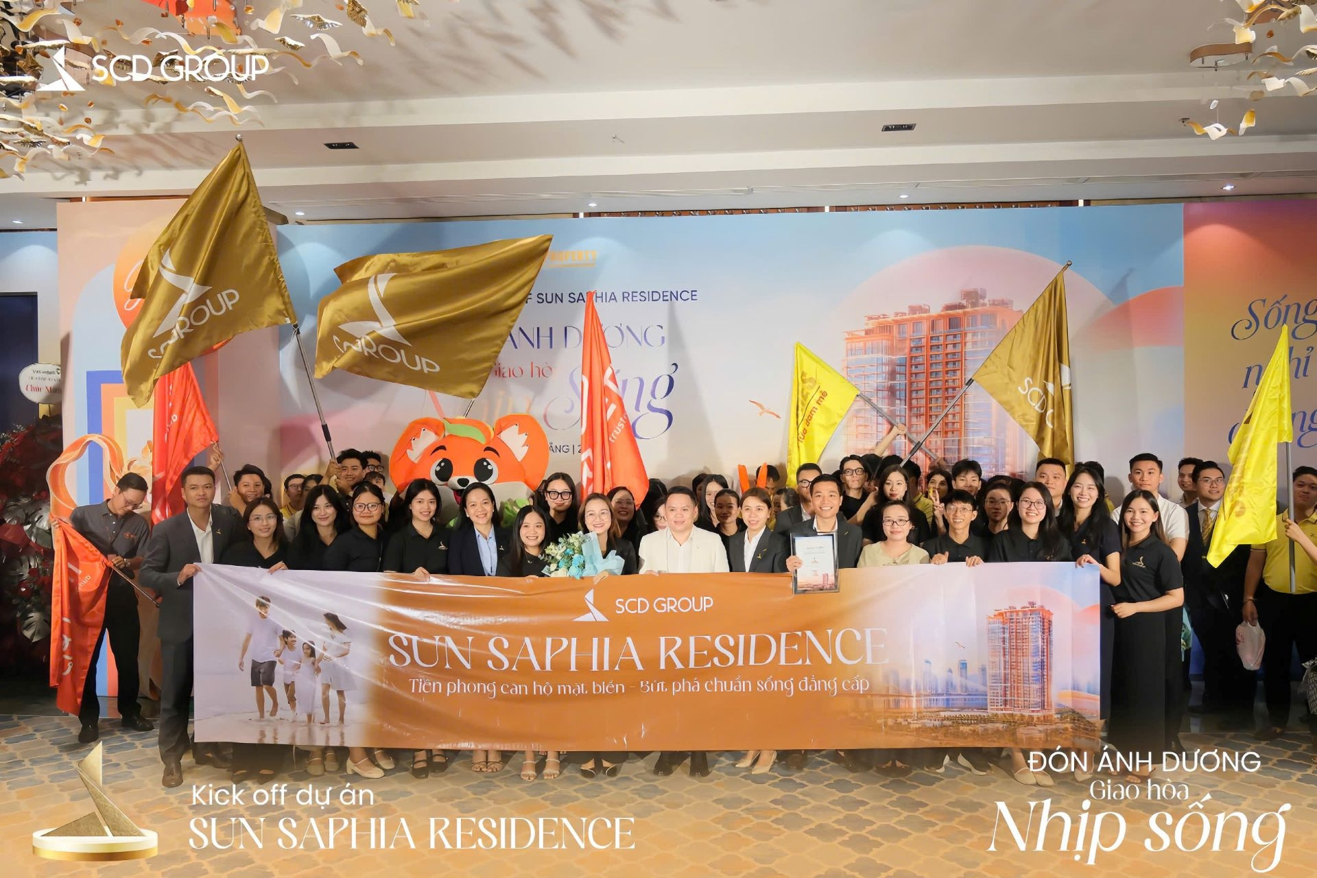 SCD Group trở thành đại lý phân phối chính thức dự án Sun Saphia Residence