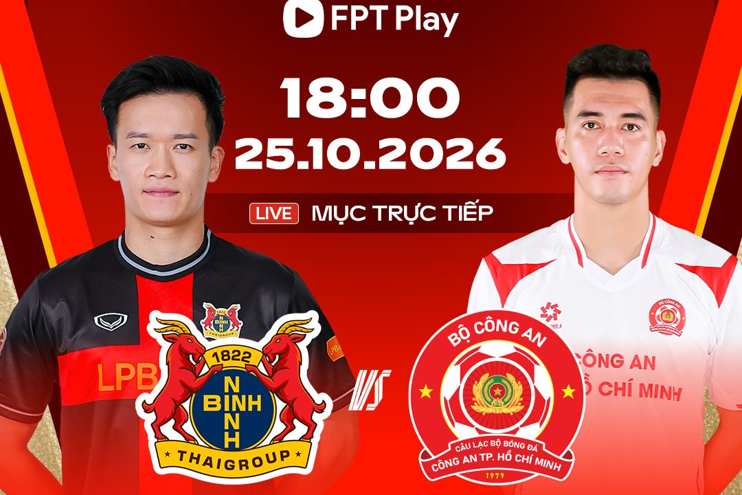 Trực tiếp bóng đá Ninh Bình 0-0 CA TPHCM: Lấy ngôi đầu bảng (H1)