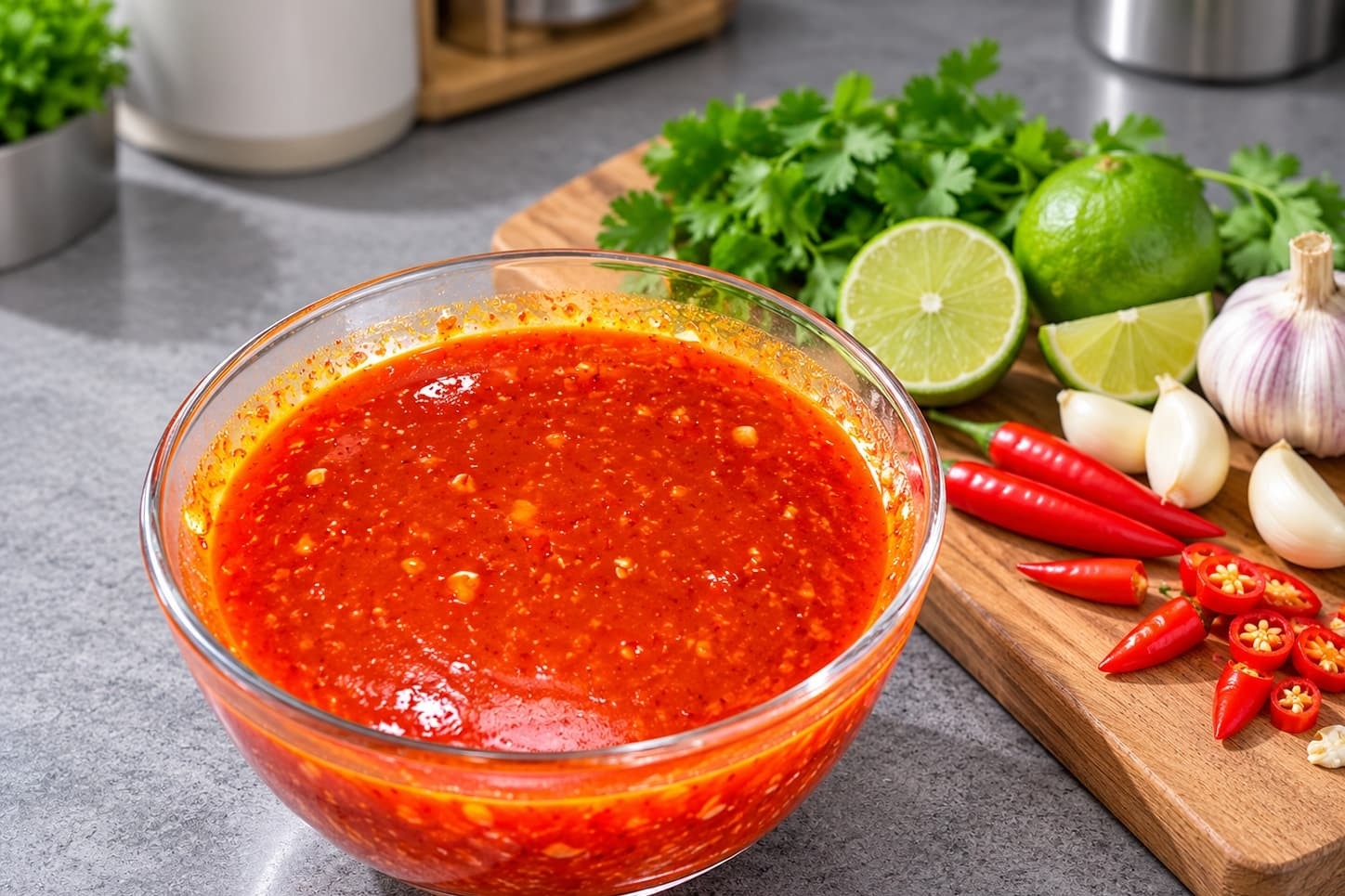 Cách làm nước xốt Thái chuẩn vị, trộn gỏi, chấm gì cũng ngon