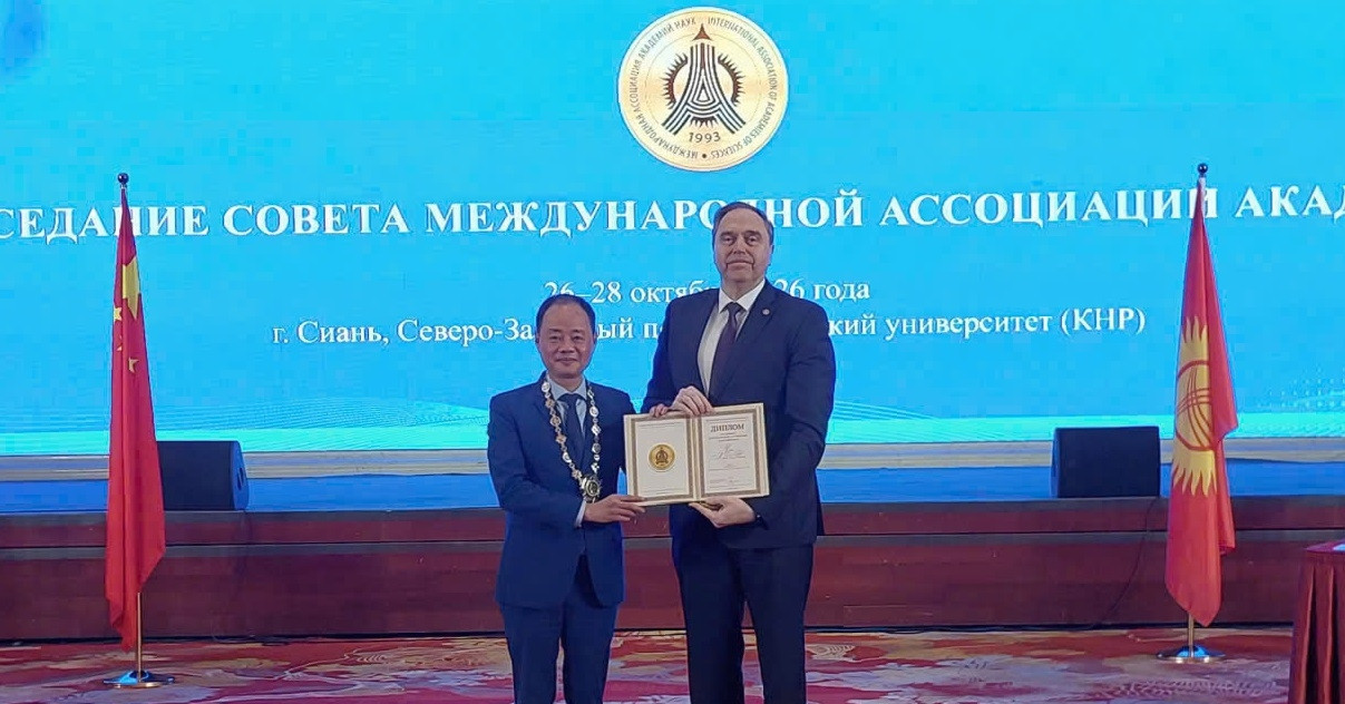GS.TS Trần Hồng Thái được bầu làm Viện sĩ Liên hiệp các Viện Hàn lâm Khoa học Thế giới