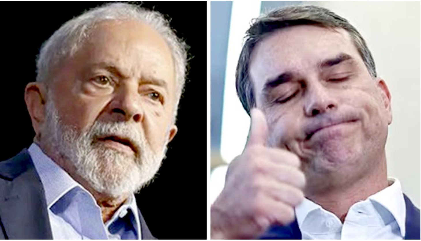 Lula ( Marcelo Camargo/Agência Brasil)   and Flávio Bolsonaro ( Reproduction/Social Networks )
