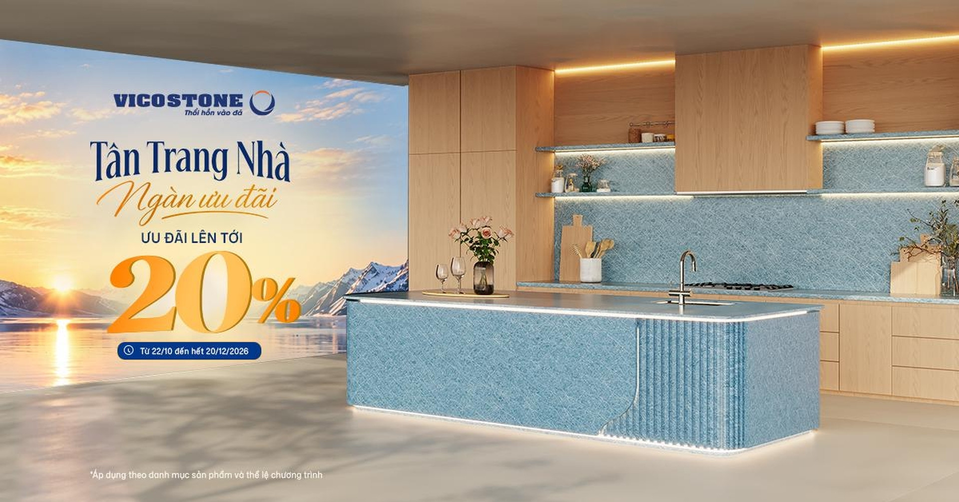 Vicostone triển khai chương trình ‘Tân trang nhà - Ngàn ưu đãi’