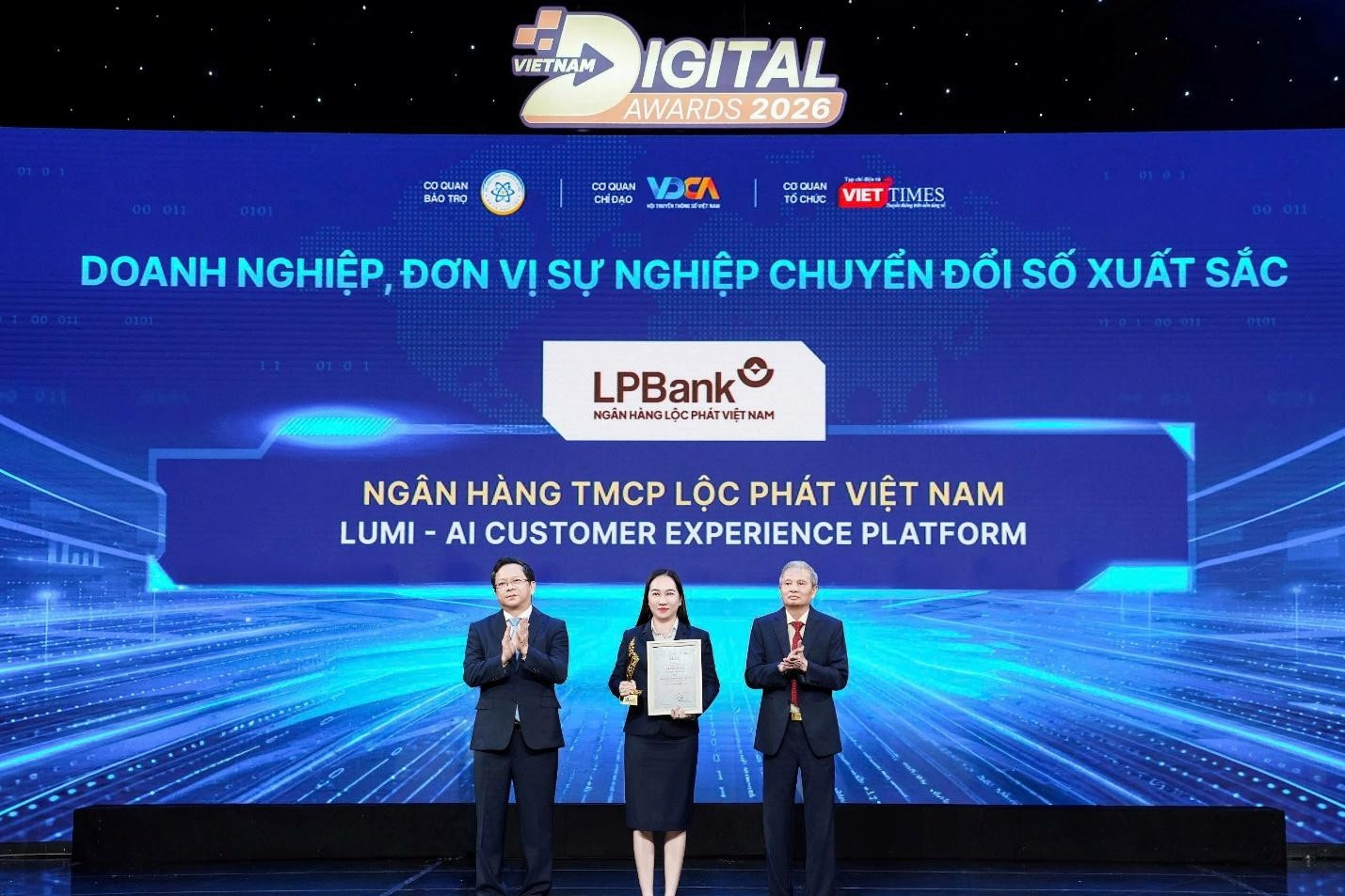 Tổng đài AI Lumi của LPBank nhận giải thưởng Chuyển đổi số Việt Nam 2026