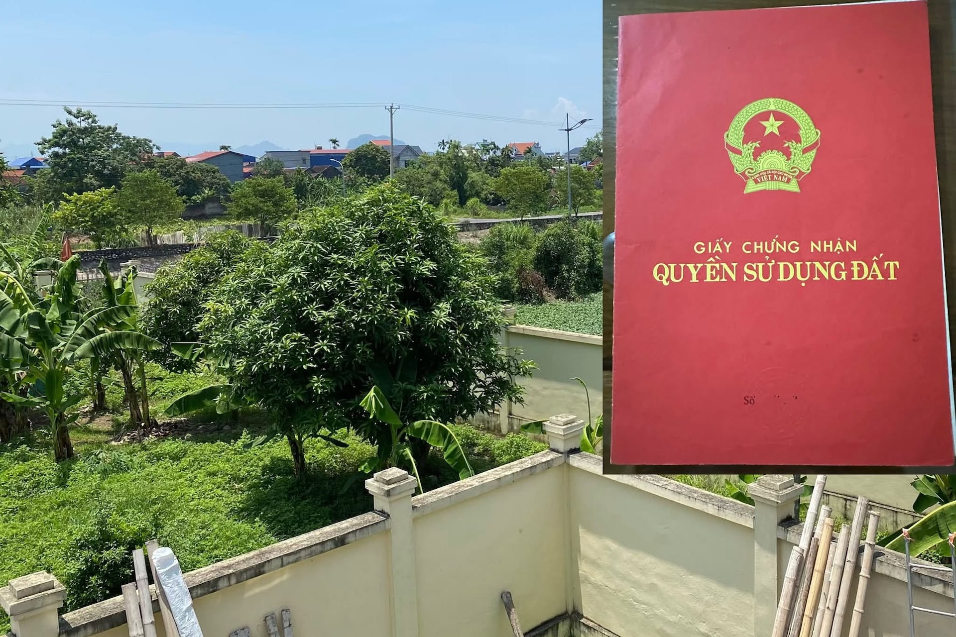 Bộ trả lời việc sang tên sổ đỏ 500m2 đất ở bị yêu cầu chuyển 200m2 sang đất vườn