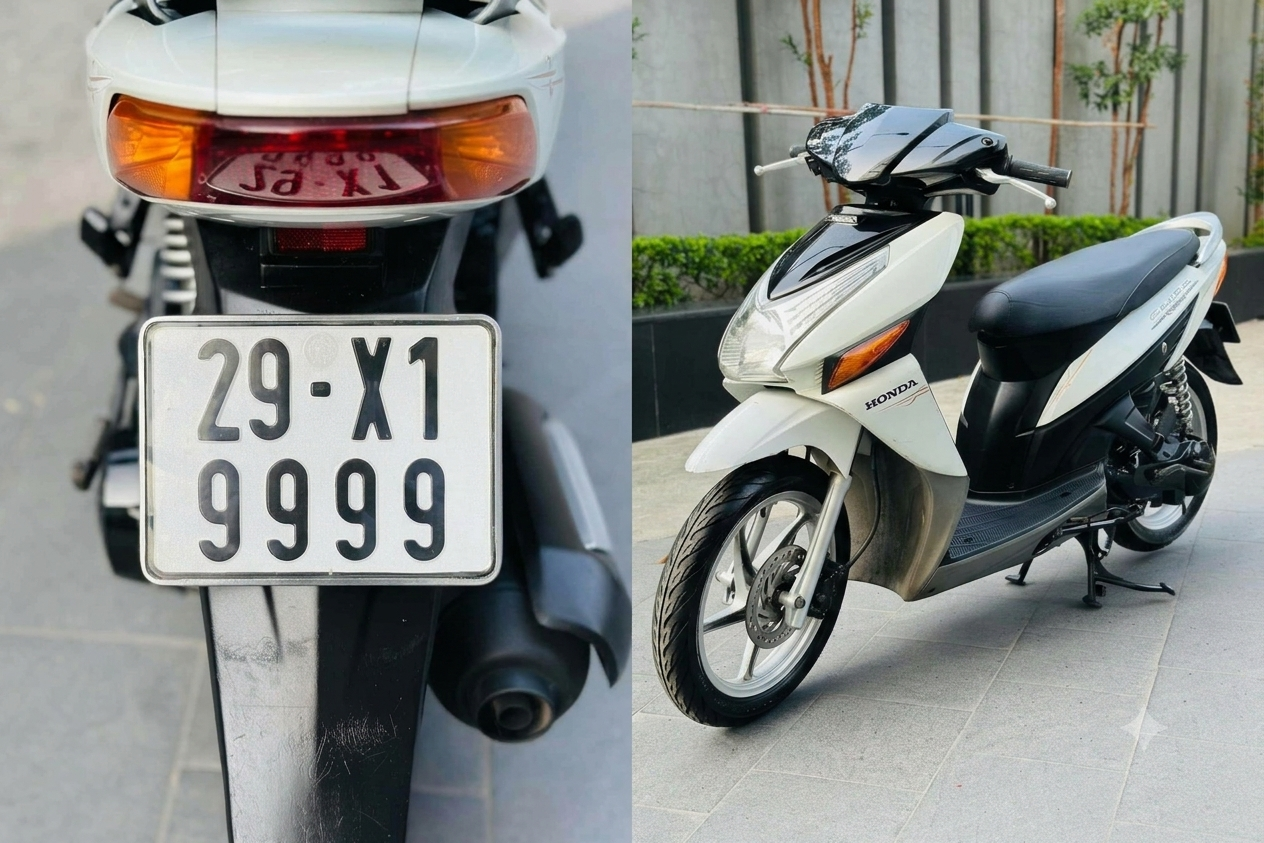 Honda Click 16 năm tuổi giá đắt ngang SH Mode mới vì biển tứ quý 9