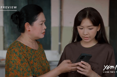 'Xóm nhỏ' tập 6: Trâm sốc vì hình ảnh cô mặc đồ ngủ kiệm vải tràn lan trên mạng