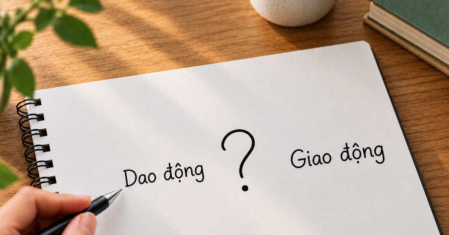 Dao động hay giao động: Từ nào đúng chính tả?
