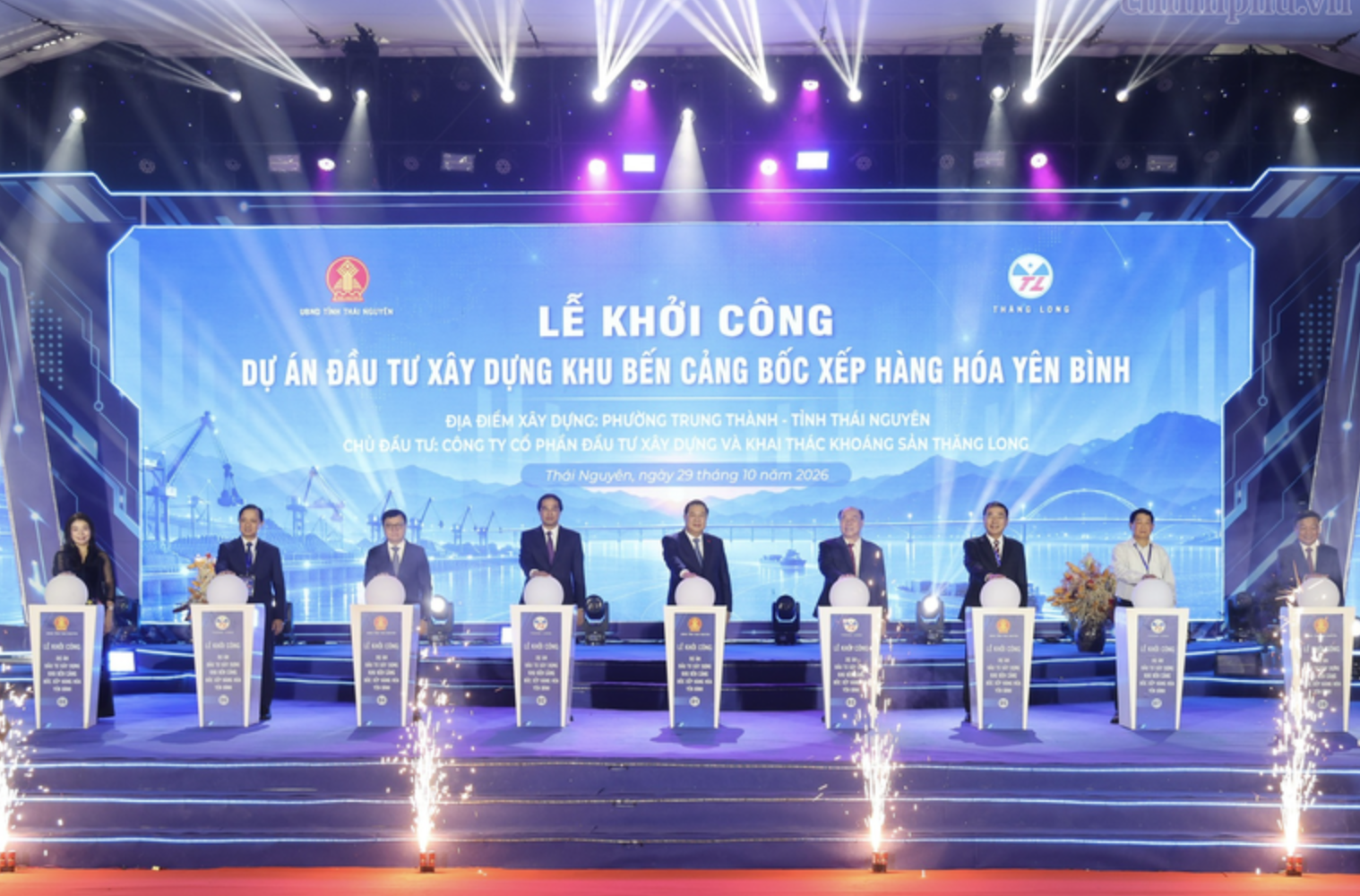 khoi cong cang yen binh