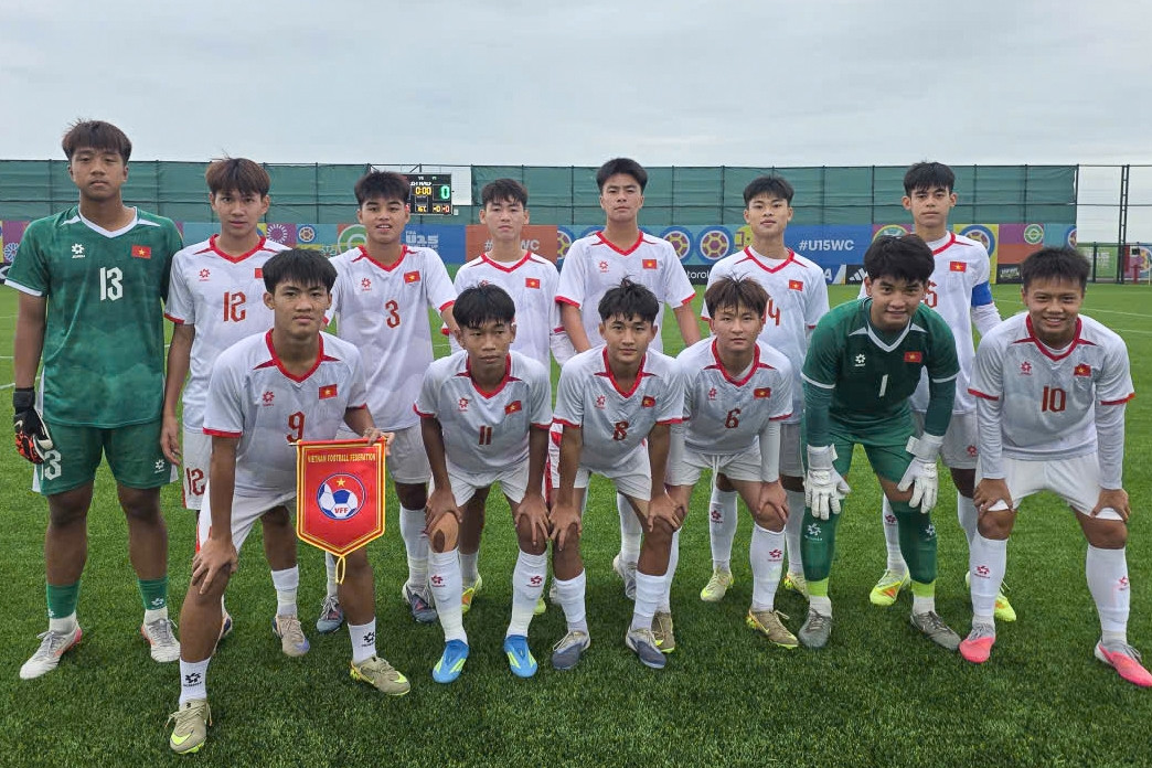 U15 Việt Nam đánh bại Azerbaijan, vào chung kết Tier C World Cup 2026