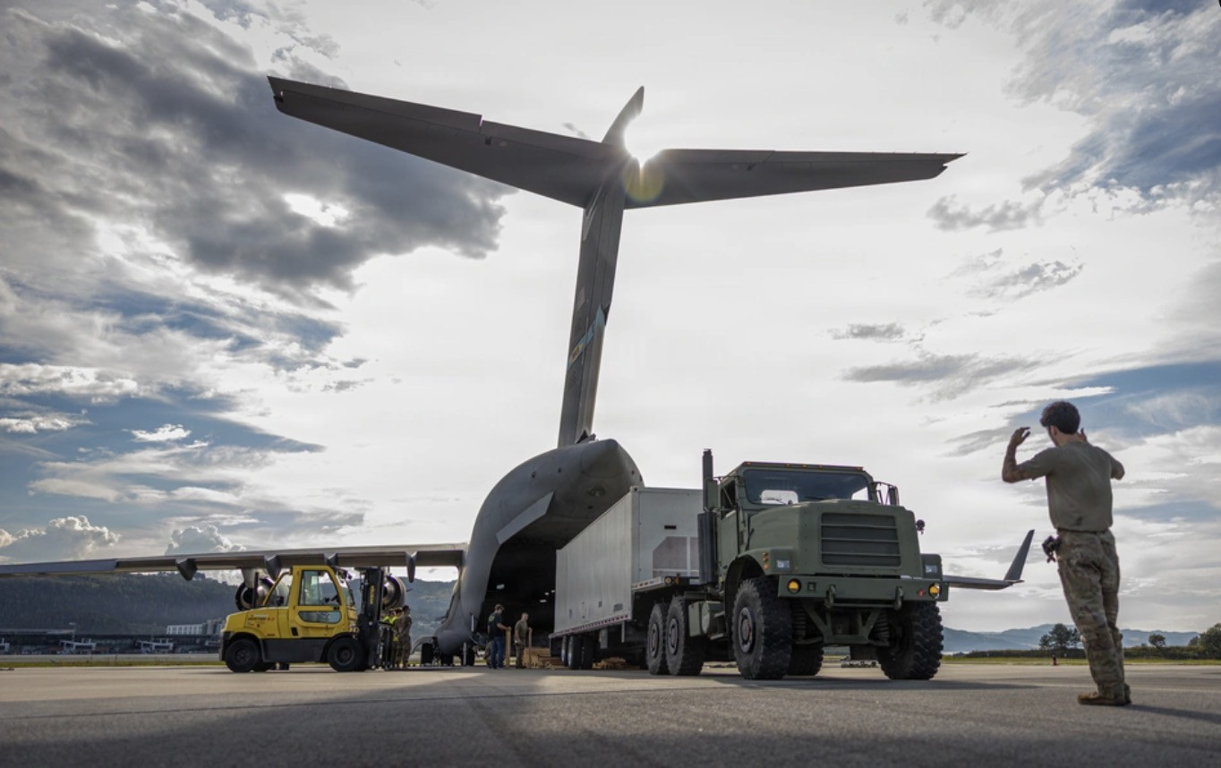 A U.S. Air Force C-17A Globemaster -U.S. Marine Corps Forces, Europe and Africa