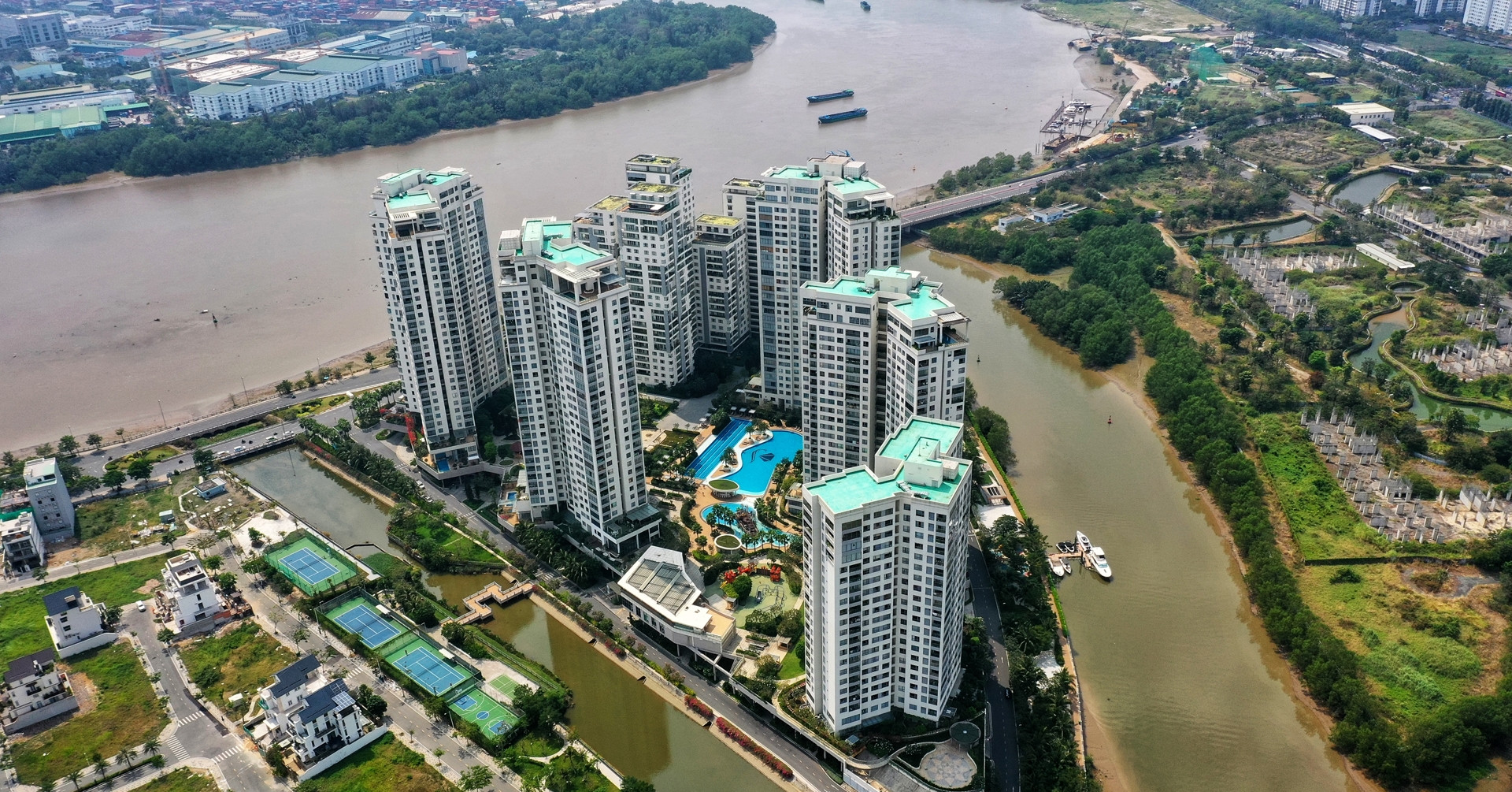 Chung cư trên đảo tự nhiên hiếm hoi ở TPHCM, giá tăng gấp 3 lần sau 10 năm
