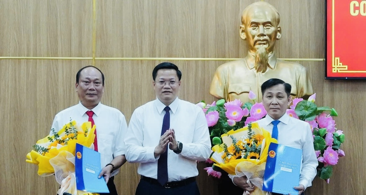 Quảng Ngãi bổ nhiệm cán bộ nhiều cơ quan, đơn vị