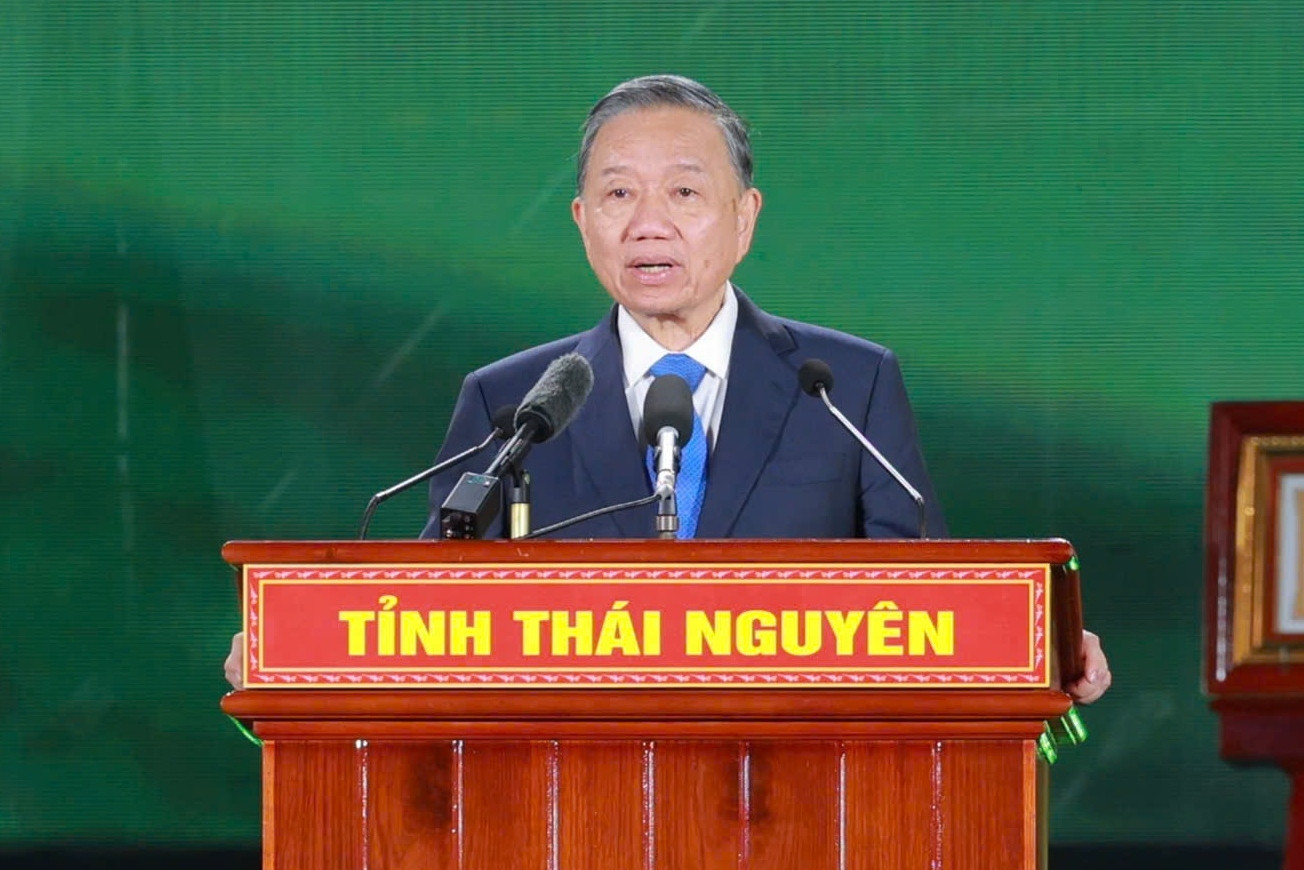 Tổng Bí thư, Chủ tịch nước Tô Lâm: Thái Nguyên cần phấn đấu thành tỉnh thu nhập cao