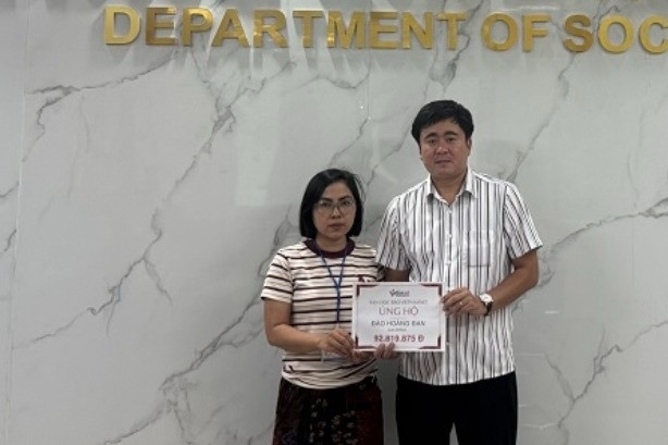 Bạn đọc giúp đỡ em Đào Hoàng Đan bị ung thư não hơn 92 triệu đồng