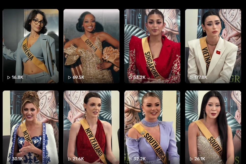 Hoa hậu Emoura Phạm bứt phá vòng phỏng vấn kín ở Miss Grand International 2026