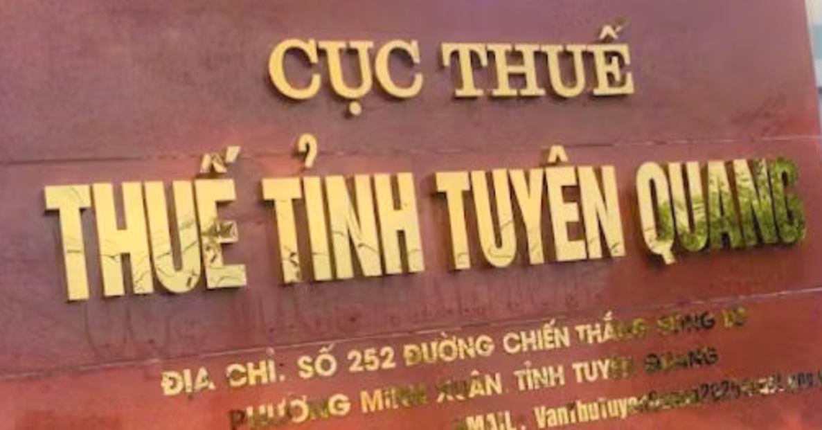 Mã định danh điện tử của cơ quan thuế tại Tuyên Quang áp dụng từ 1/10