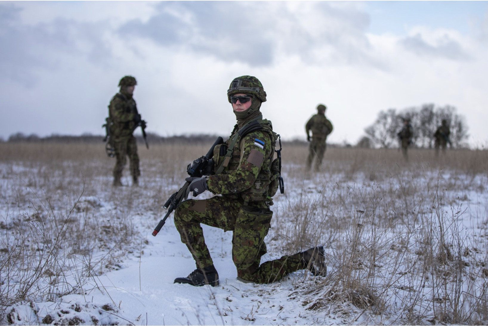 Binh sĩ Estonia. Ảnh: Estonianworld